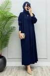 Bera İç Elbiseli Hırka Takım Lacivert