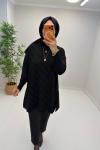 Yonca Merserize Tunik Siyah
