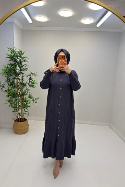 Ares Merserize Elbise  Antrasit