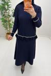 Leydi Etekli Takım Lacivert