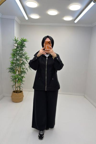 Relax Kot Takım Siyah