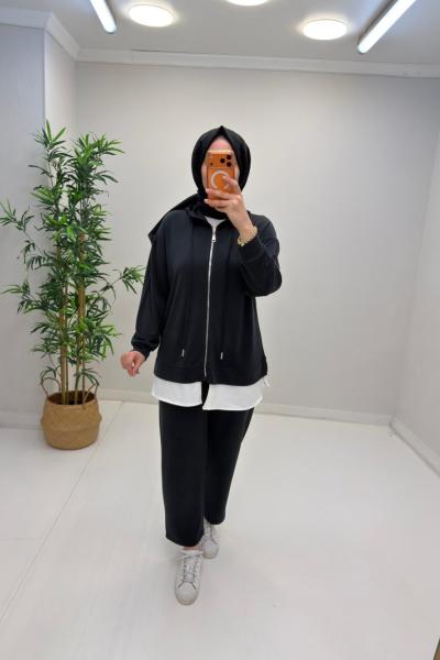 Puane Mira Takım Siyah