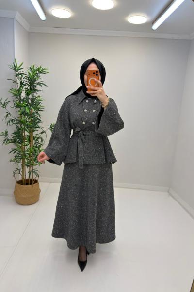 Elara Etekli takım Siyah