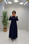 Lisa Yelekli Elbise Lacivert
