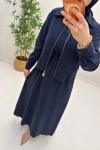 Nehir Elbise Lacivert