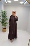 Tanya Elbise Kahverengi