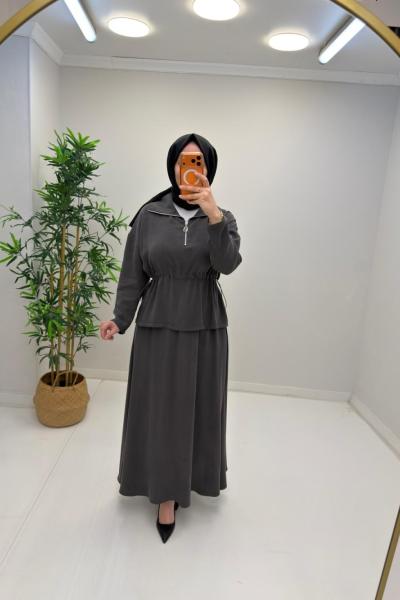 Elçin Etekli Takım Füme