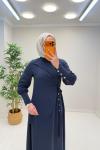 Eliz Tensel Elbise Lacivert