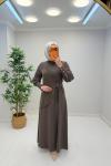 Eliz Tensel Elbise Kahverengi