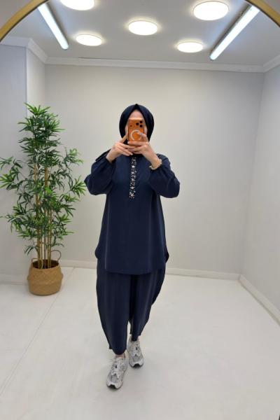 Puane Deniz Tensel Takım Lacivert