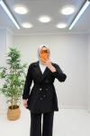 Parla Ceketli Takım  Siyah