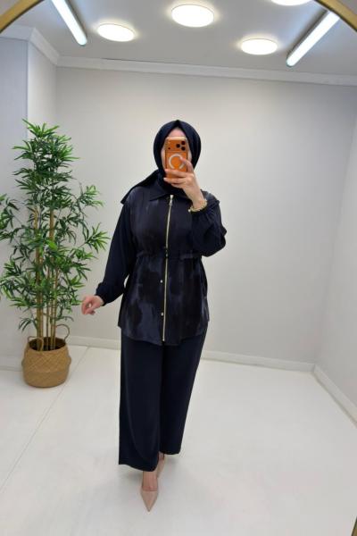 Elena İpek Cupra Detaylı Takım Lacivert