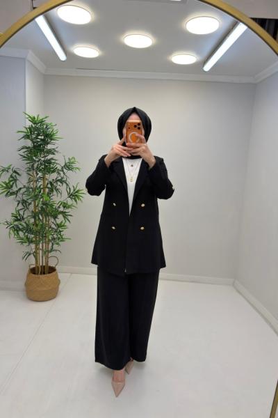 Noshe Qupra Takım Siyah