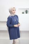 Noshe Cupra Tunik Lacivert