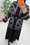 Merwish Vual Tunik Siyah