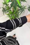 Merwish Vual Tunik Siyah