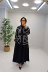 Merwish Krep Kumaş Pantolon Siyah