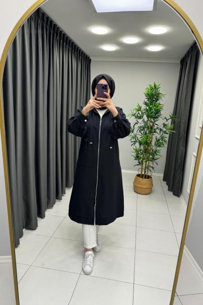 MARCHA PAMUKLU PARAŞÜT KUMAŞ KAP  Siyah