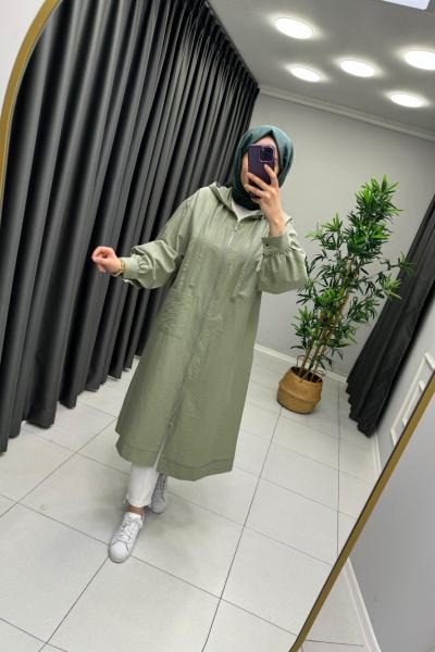 MARCHA PAMUKLU PARAŞÜT KUMAŞ KAP  Mint Yeşili