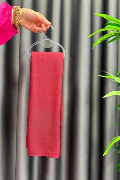 Madam Polo Pamuklu Şal Bordo