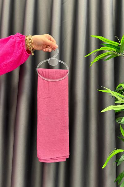 Madam Polo Pamuklu Şal Gül