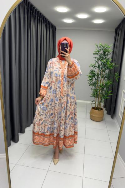 Gümbet Elbise Turuncu