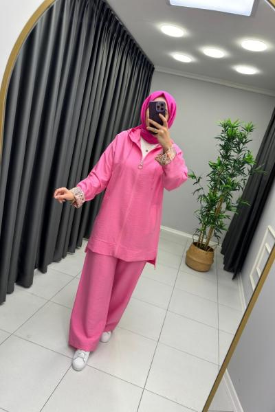 Keten İkili Takım Pembe