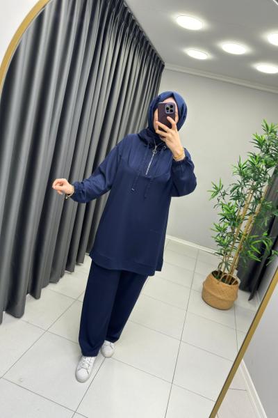 Riva Oysho Kumaş Takım Lacivert