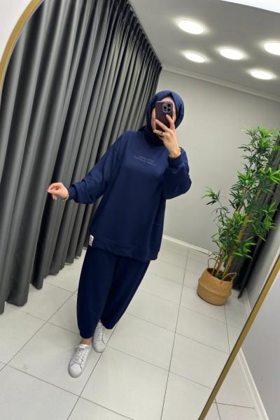 Ares Oysho Kumaş İkoll Takım Lacivert