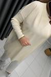 Noor Triko Tunik  Krem