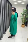 Uzun Triko Tunik Yeşil
