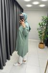 Uzun Triko Tunik Mint Yeşili