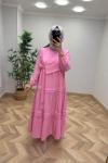 Afra Tensel Elbise  Pembe