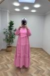 Afra Tensel Elbise  Pembe