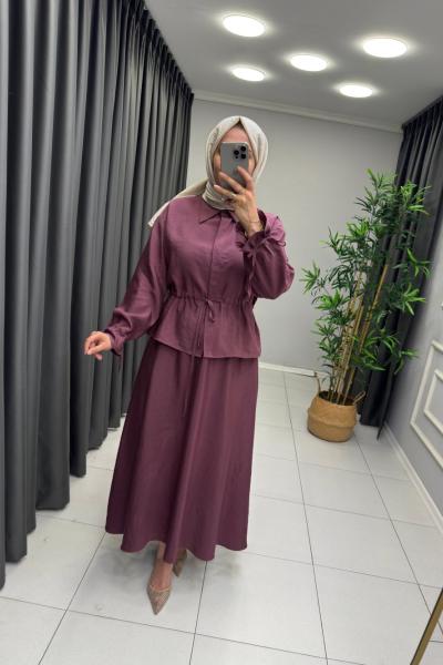 Alisa Etekli Takım Mürdüm