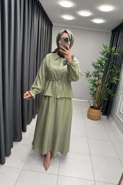 Alisa Etekli Takım  Mint Yeşili