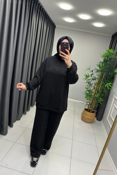 Alya Premium Oysho Takım  Siyah
