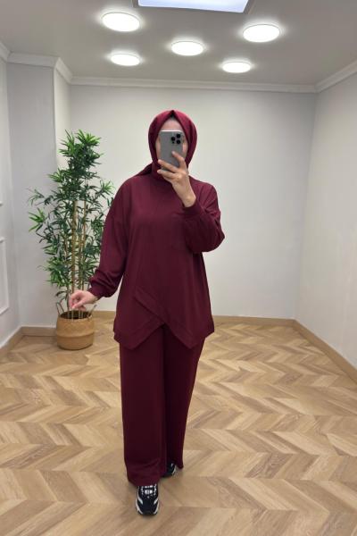 Asel Çapraz Takım Bordo