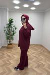 Asel Çapraz Takım Bordo
