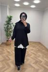 Asel Çapraz Takım Siyah