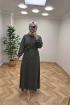 Aybüke Tensel Elbise  Haki