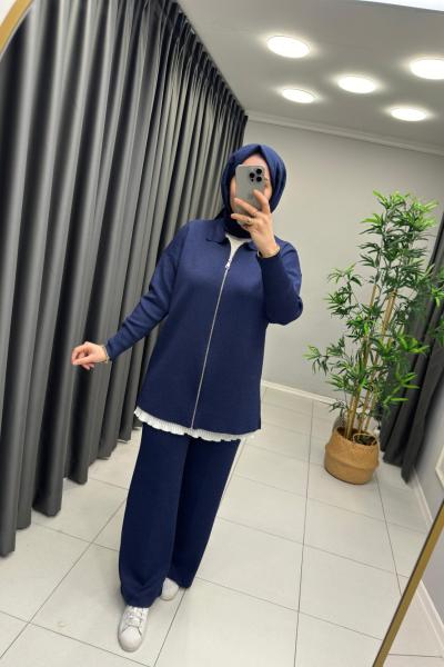 Bella Merserize Takım  Lacivert