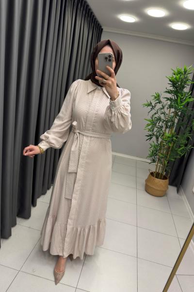 Betüş Elbise Bej