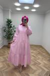Çağla Elbise Pembe