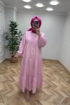 Çağla Elbise Pembe