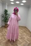 Çağla Elbise Pembe