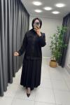 File Detay Etekli Takım  Siyah