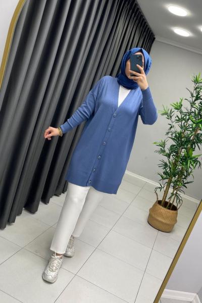 Havuç Kesim Double Krep Pantolon Beyaz