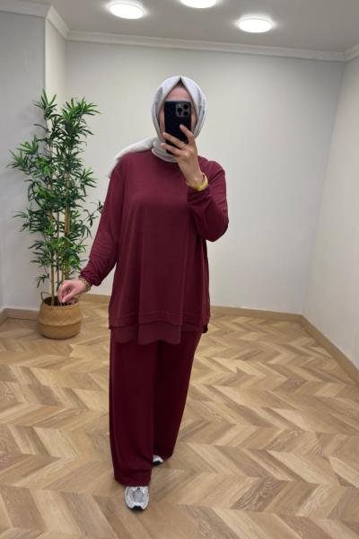 Jade Oysho Takım  Bordo