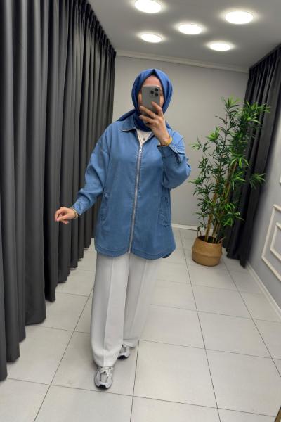 Jade Tensel Kot Kap  Mavi